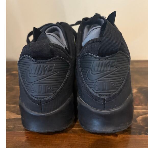 Nike Air Max 90 Essential Triple Black 806808-001 Men’s Size 10 Running Shoes - Picture 5 of 6